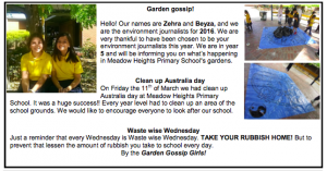 Garden Gossip Article