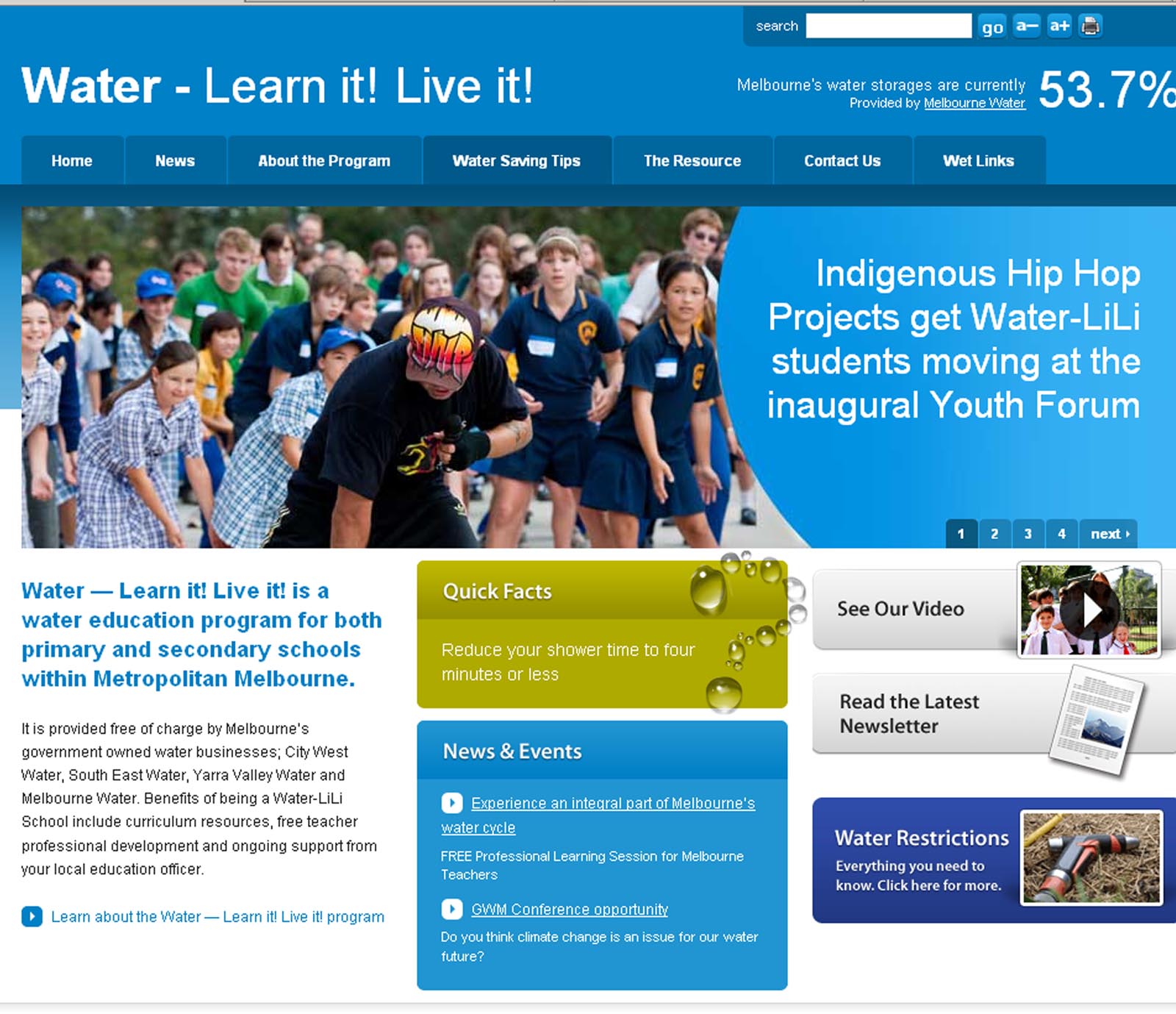 Group logo of Water - learn it. live it.